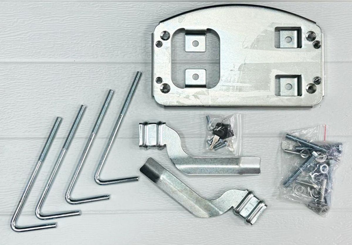 Комплект Алютех для откатных ворот с шиной 6 м, стальные ролики до 450 кг + RTO-500KIT + рейка 5 шт + LM-L