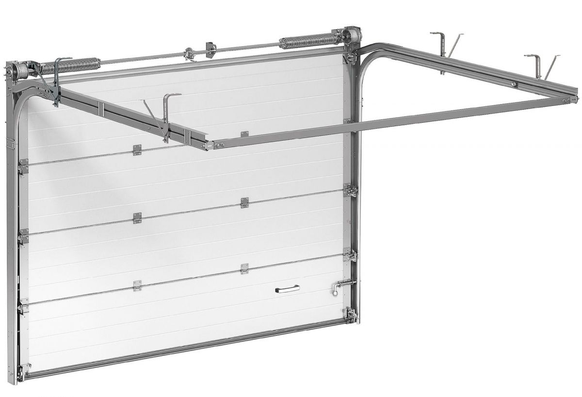 Ворота секционные АЛЮТЕХ TREND 3000х3000 мм (ручное управление)